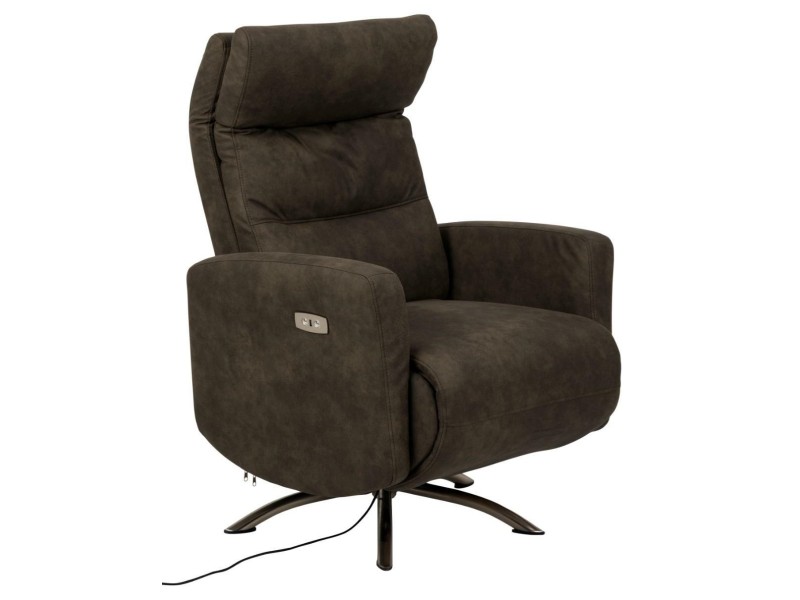 Fotel / recliner Kamares antracytowy - ACTONA